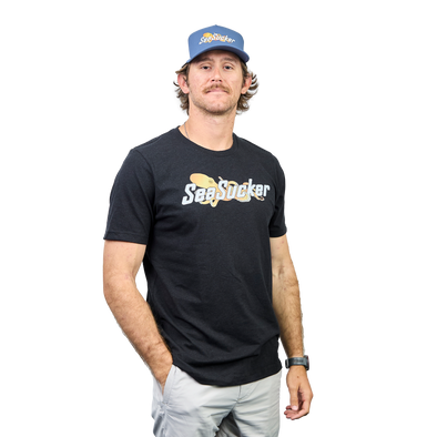 SeaSucker Logo Tee - Heather Black